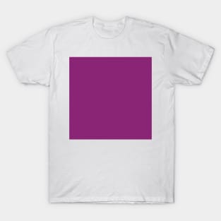 Solid Jam Light Purple  Monochrome Minimal Design T-Shirt